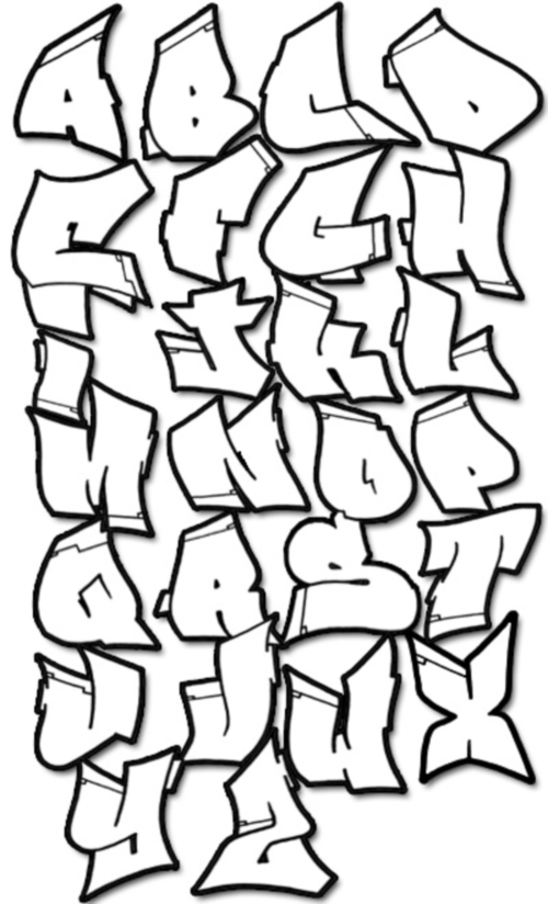 Graffiti Alphabet Letters Image