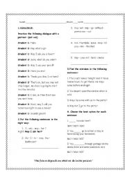 Modal Auxiliary Verbs Worksheets Image