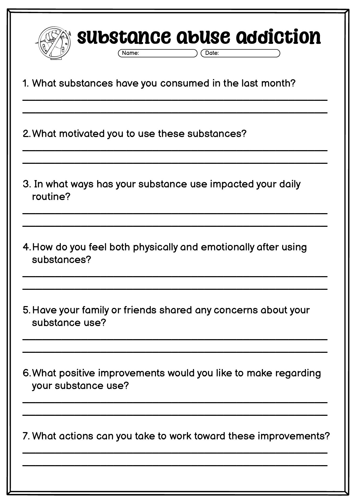 17 Cross Addiction Worksheet Worksheeto