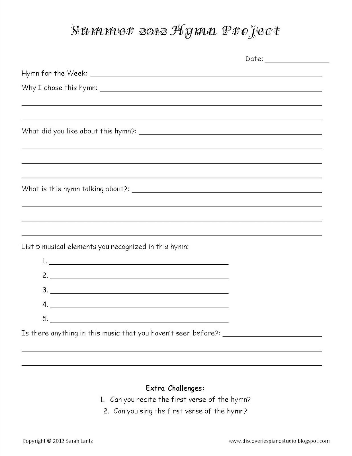 Who AM I Printable Worksheets for Teens