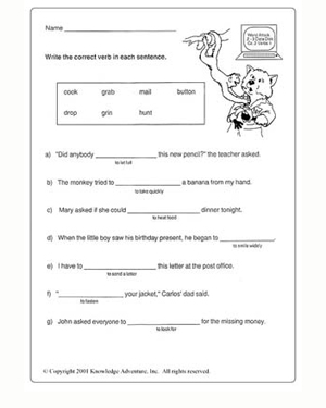 Christmas Worksheets 1st Grade Language Arts