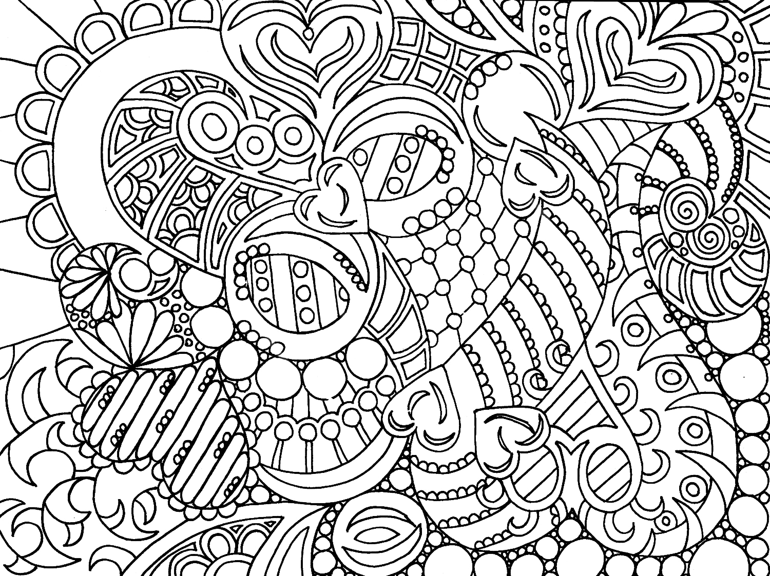 8 X 10 Free Printable Adult Coloring Pages