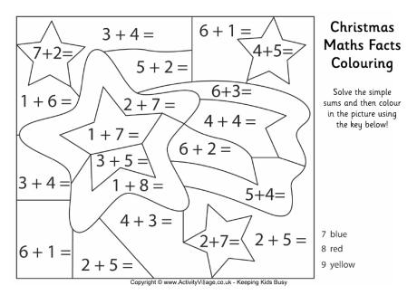 Christmas Math Activities Image