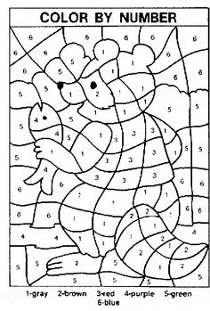 Color by Number Pages