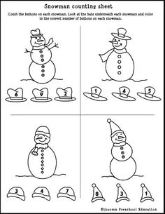 Counting Snowman Activity Image