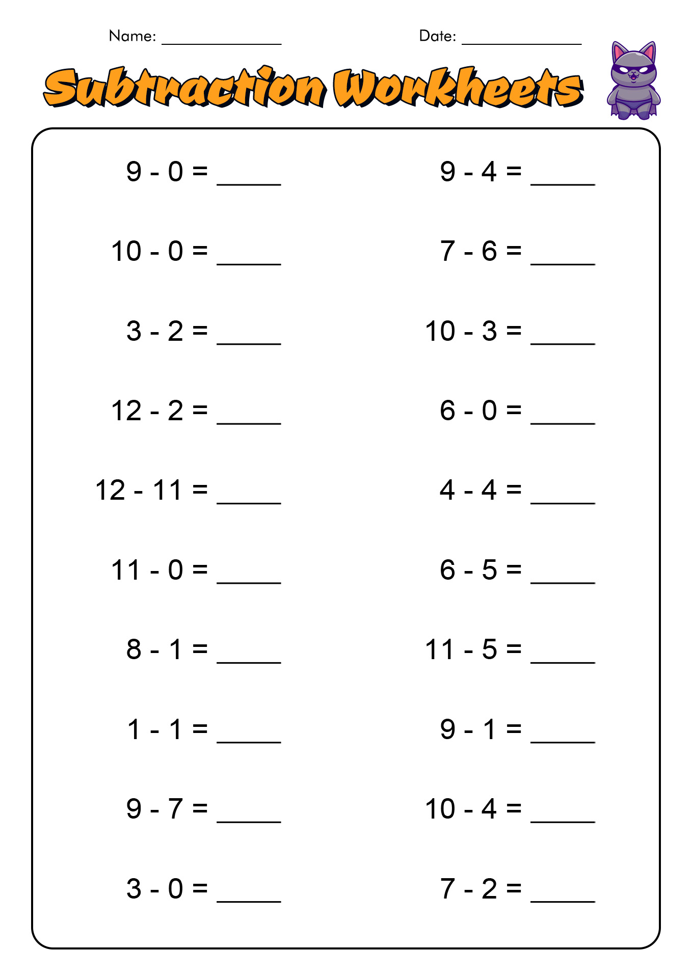 12-math-worksheets-subtraction-1st-grade-worksheeto