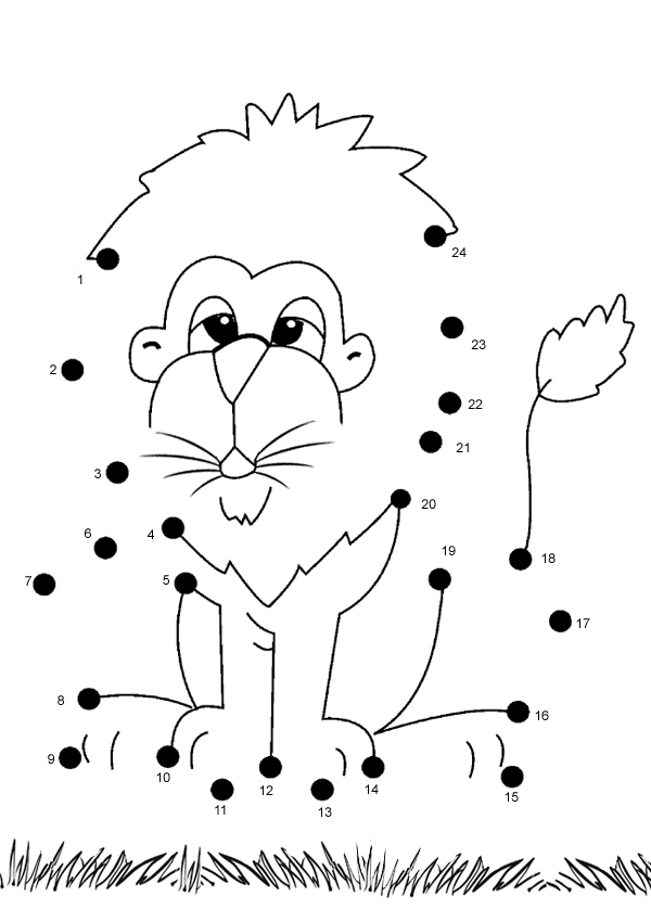 Free Kids Dot to Dot Printables
