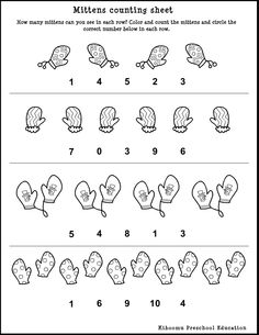 Free Printable Preschool Math Worksheets Image