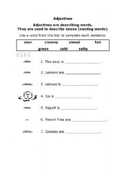 Adjective Practice Worksheets Image