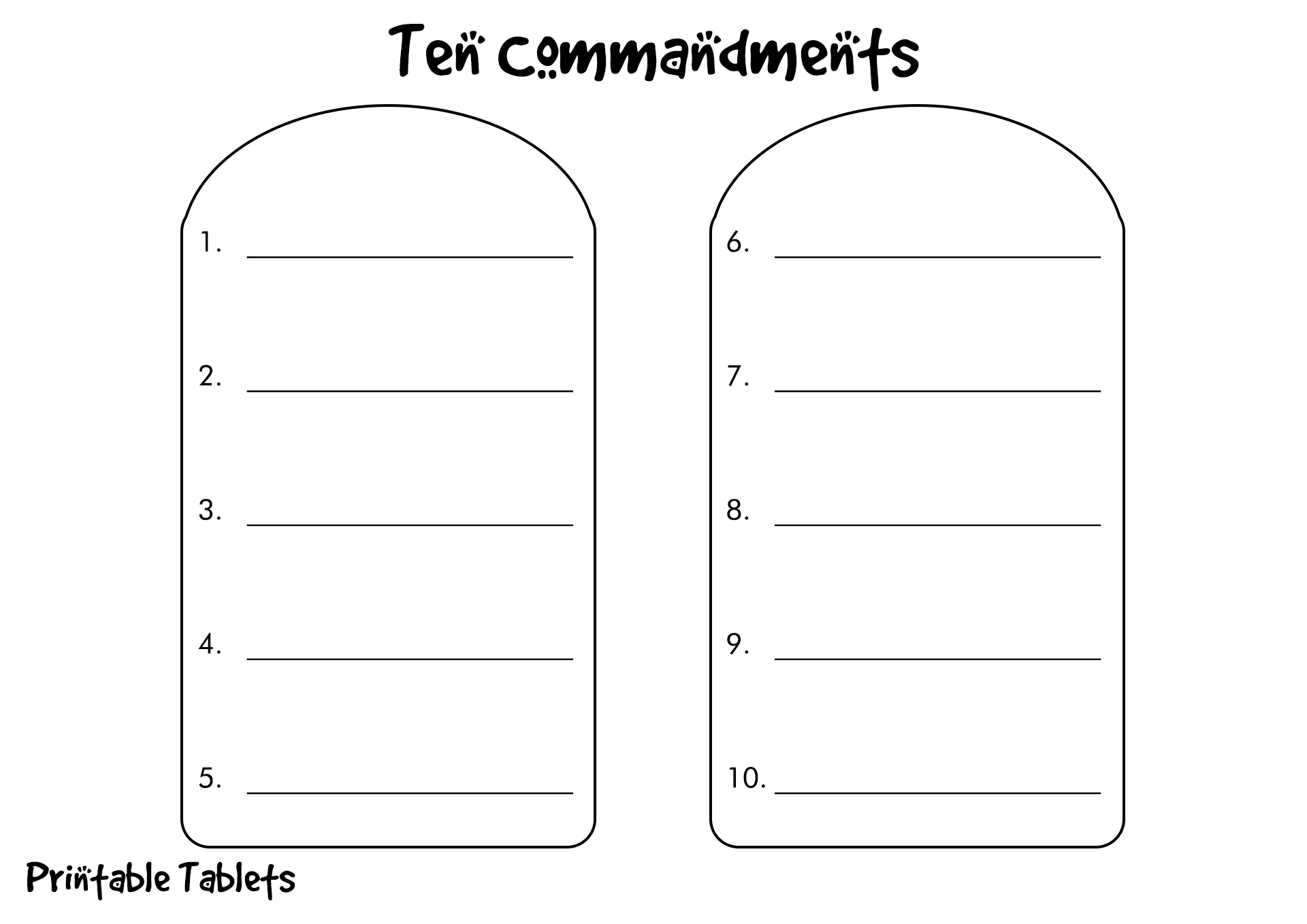 17-10-commandments-blank-worksheet-free-pdf-at-worksheeto