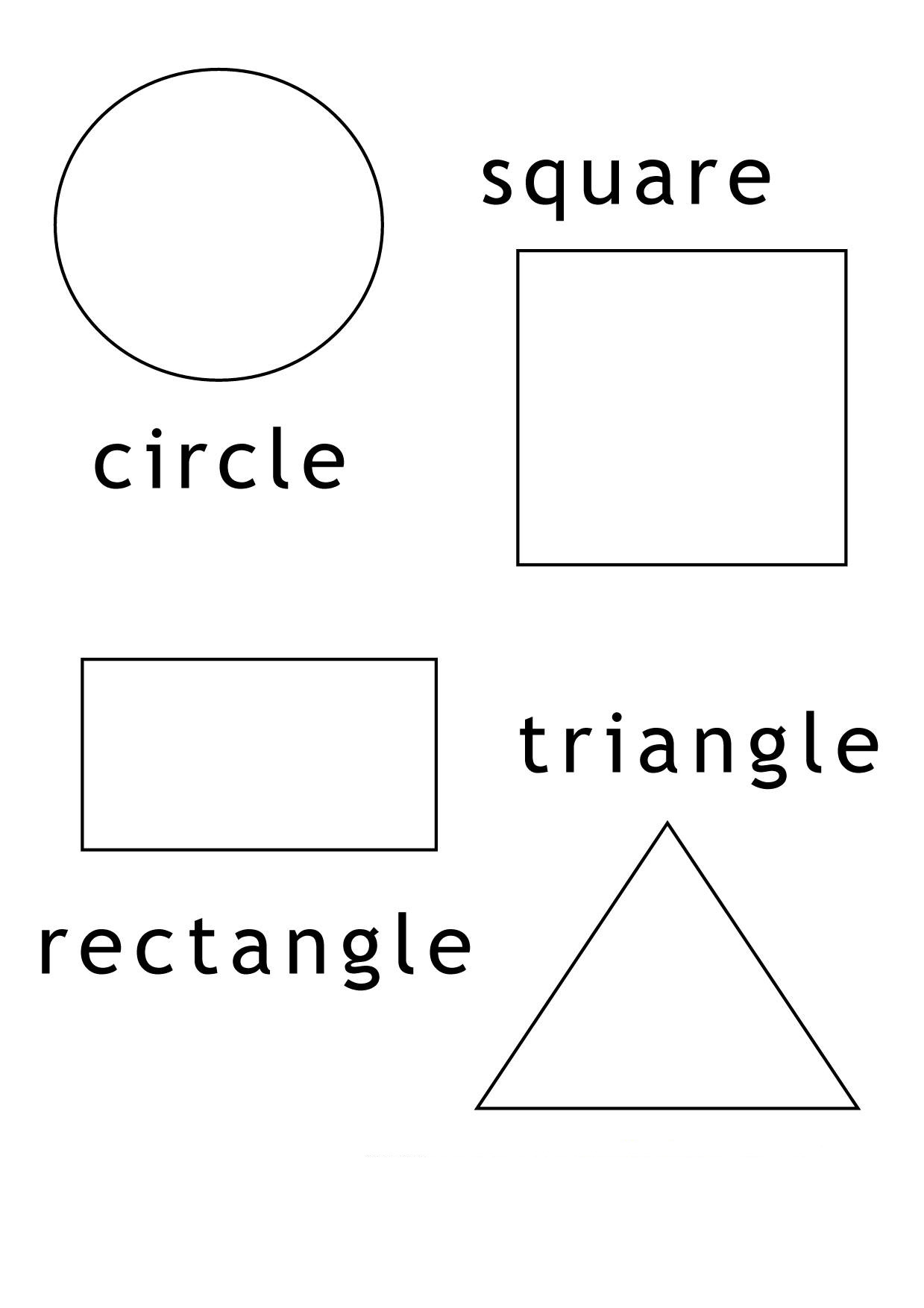 12 Color Shapes Worksheets Worksheeto