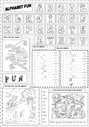 ESL Alphabet Worksheets