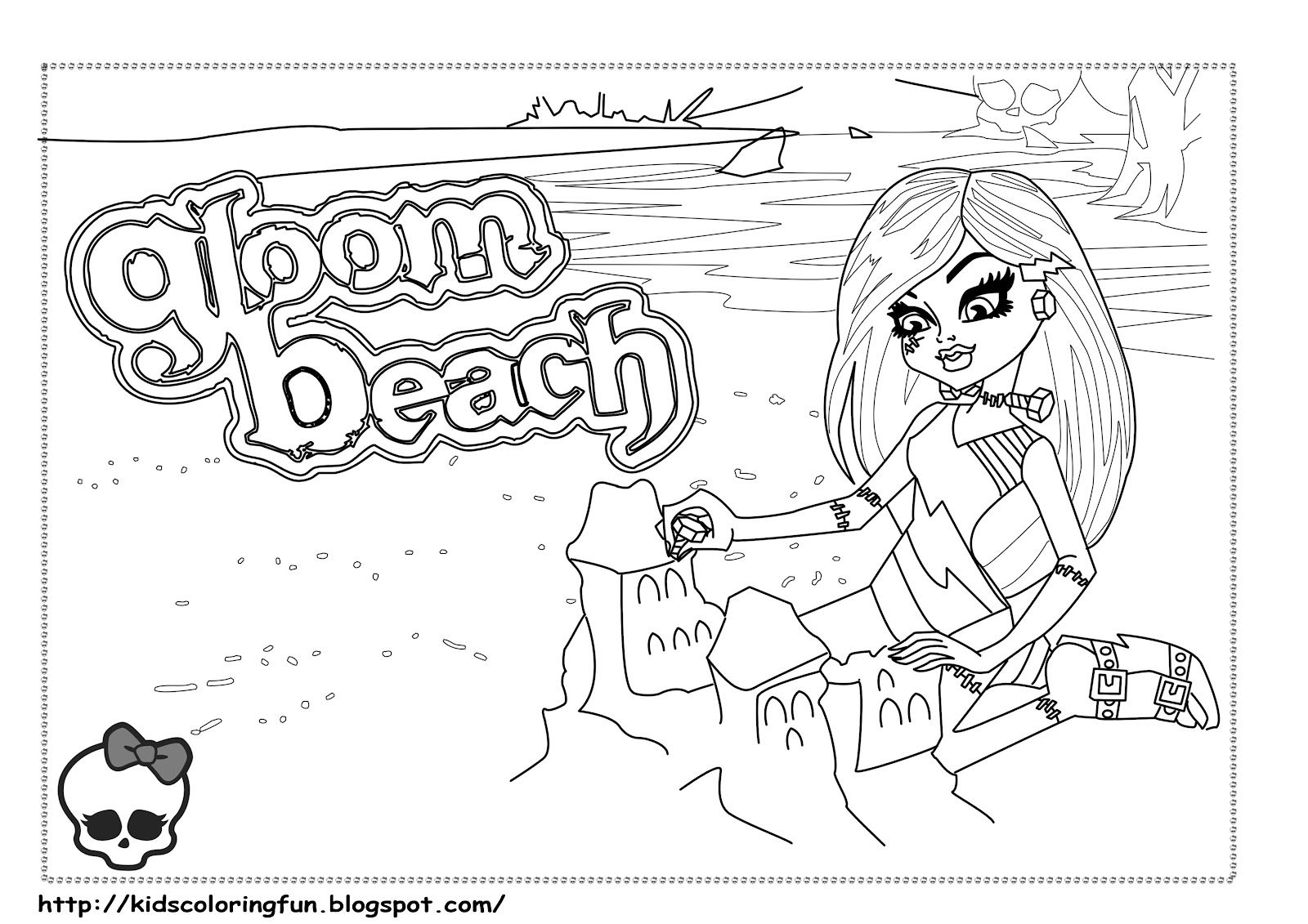 Monster High Coloring Pages Image