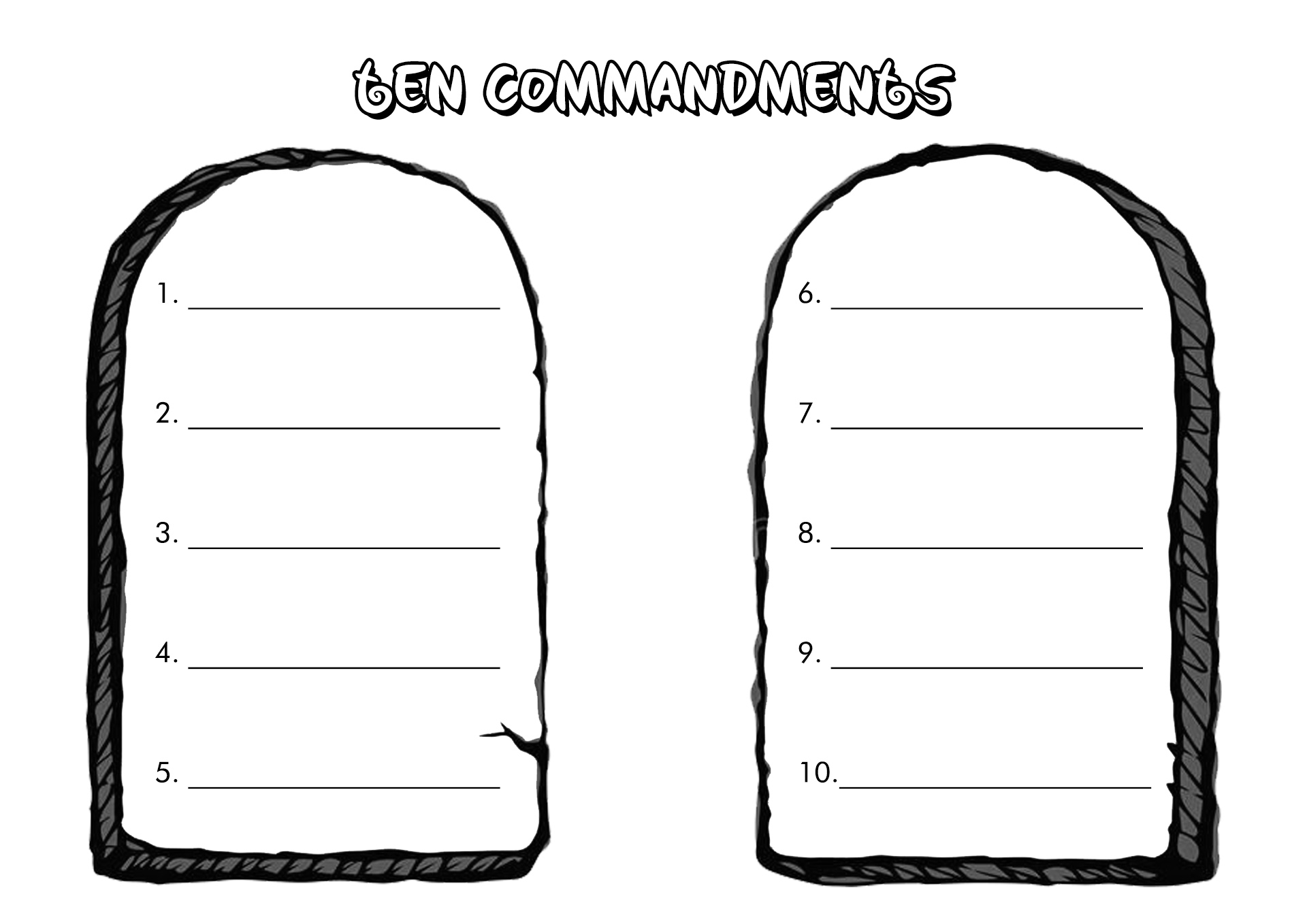 17-10-commandments-blank-worksheet-worksheeto