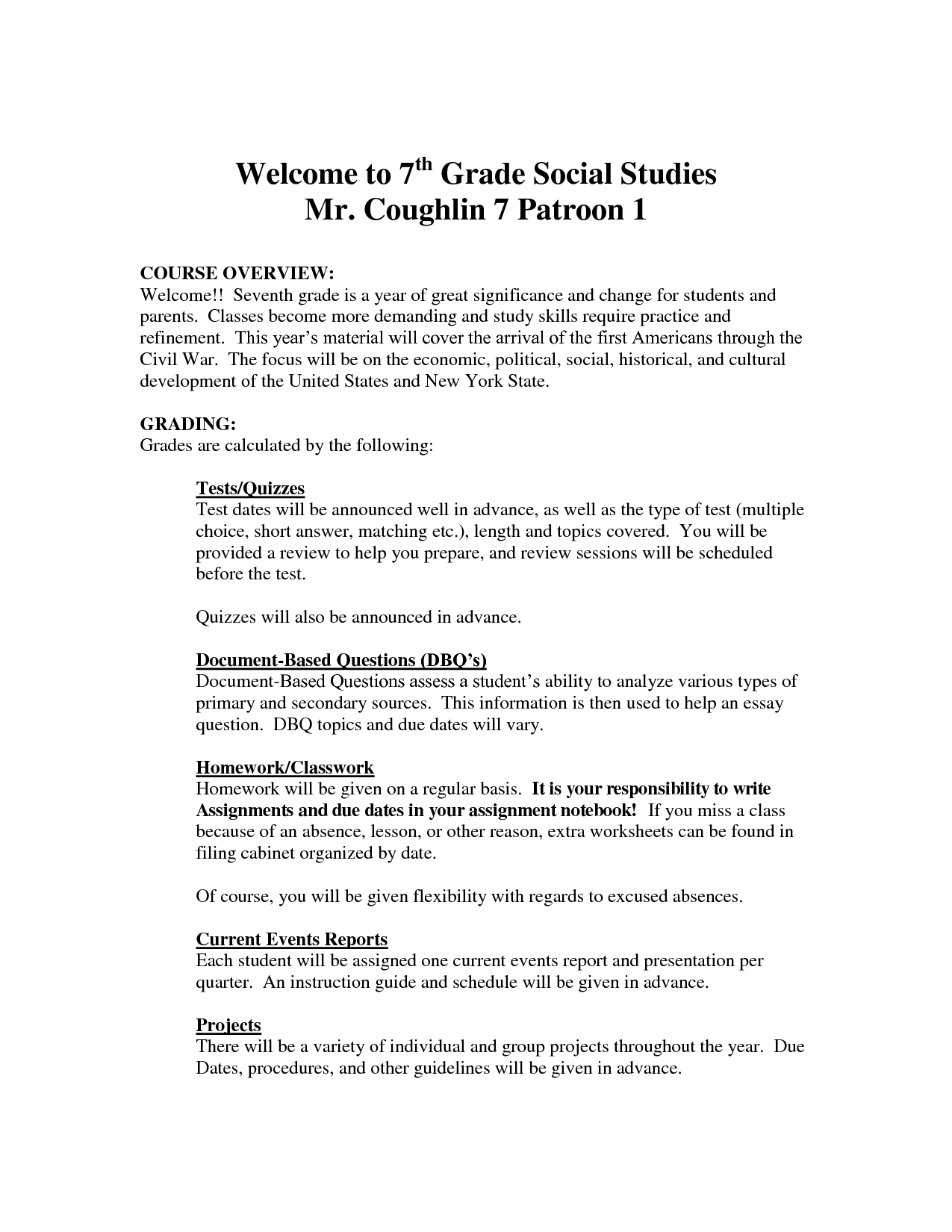 7th Grade Social Studies Worksheets Image