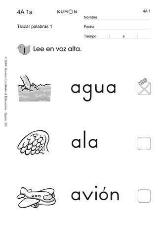 Life Skills Worksheets in Spanish Image