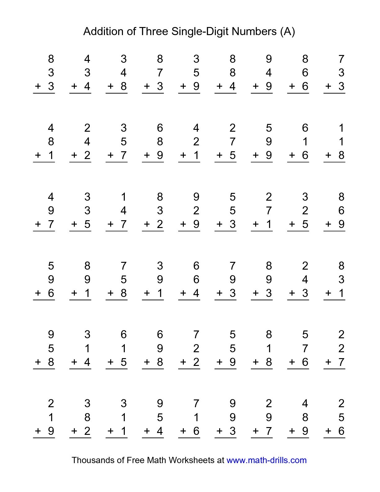 11 addition worksheets multi worksheeto