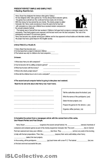Elementary School Reading Comprehension Worksheets