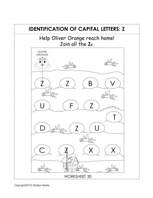 Kindergarten Worksheets Alphabet Letters Image