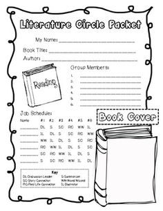 Literature Circle Jobs Worksheets