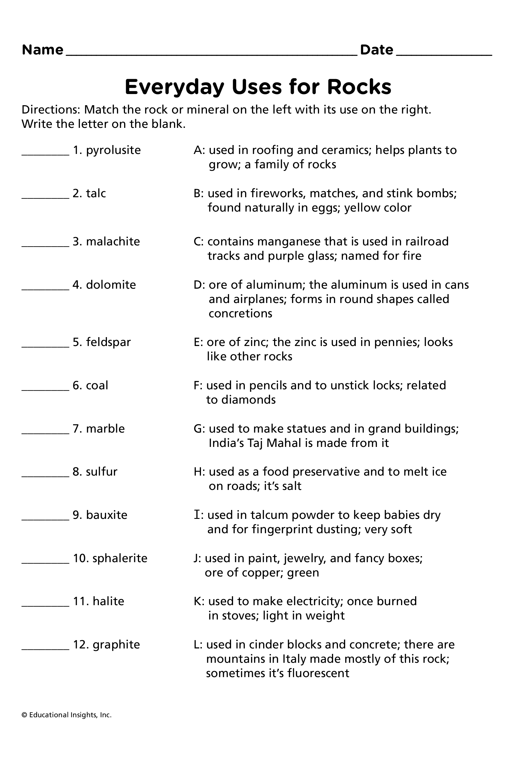 Rock Cycle Worksheet Answer Key Image