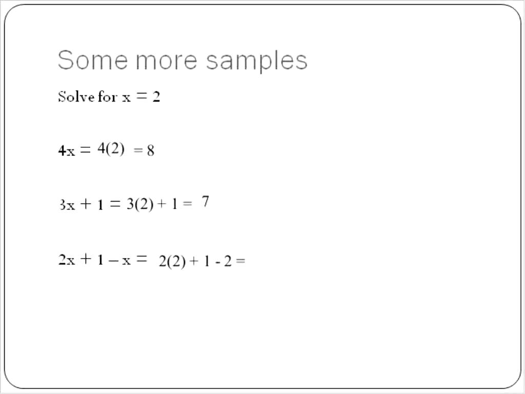 Variable Expressions Worksheets 6th Grade