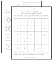 Vowel Consonant E Worksheets Image