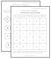 Vowel Consonant E Worksheets