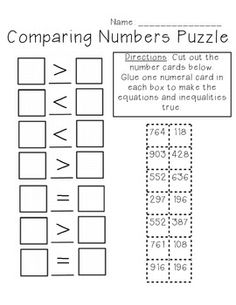 Comparing 3-Digit Numbers Image