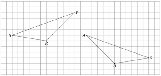 Congruent Triangles On Coordinate Plane Image