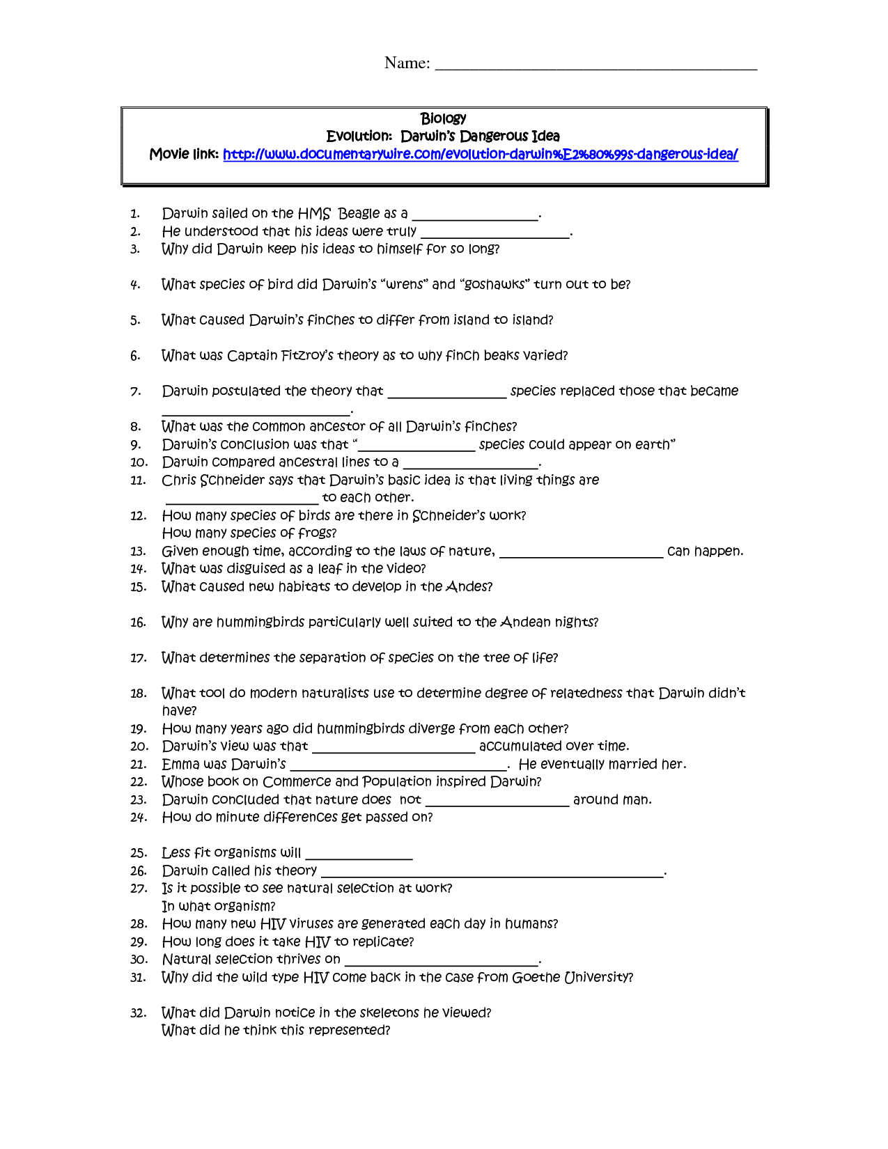 Modern Biology Worksheet Answer Key