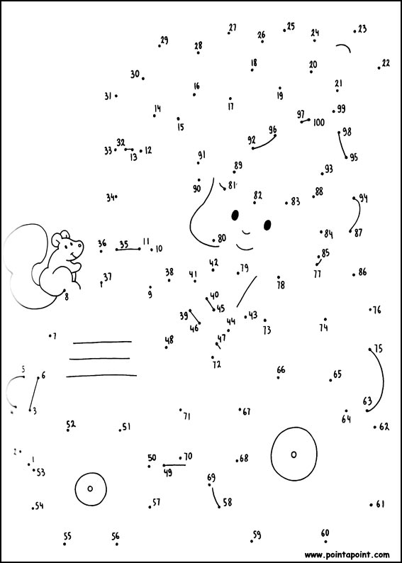 Printable Dot to Dot Coloring Pages Image