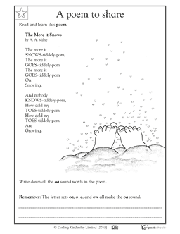2nd Grade Poems with Rhyming Words Image