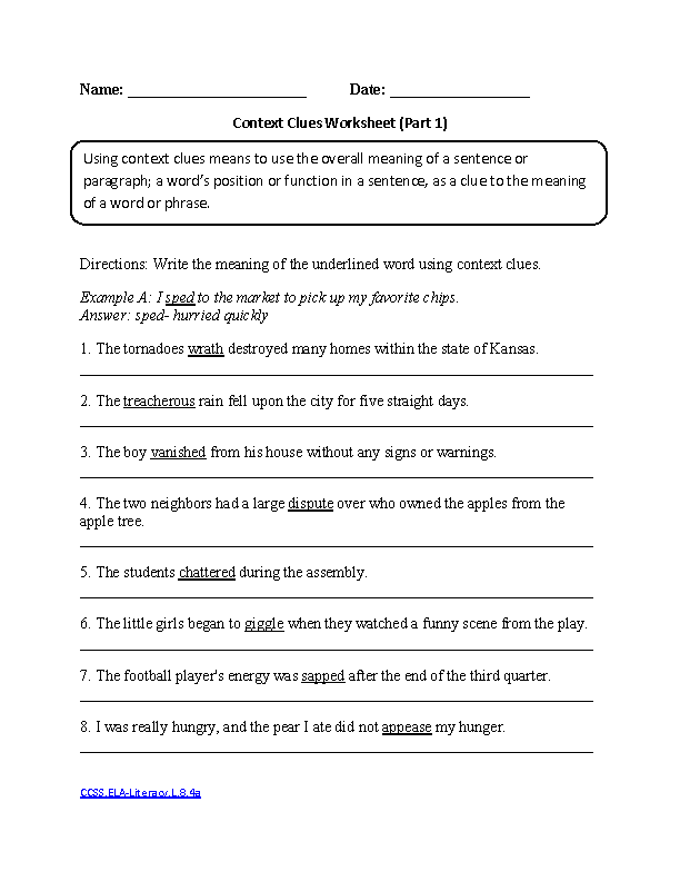 18 Best Images of 8th Grade Math Vocabulary Worksheets ...