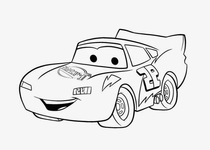 Cars Lightning McQueen Coloring Pages Image
