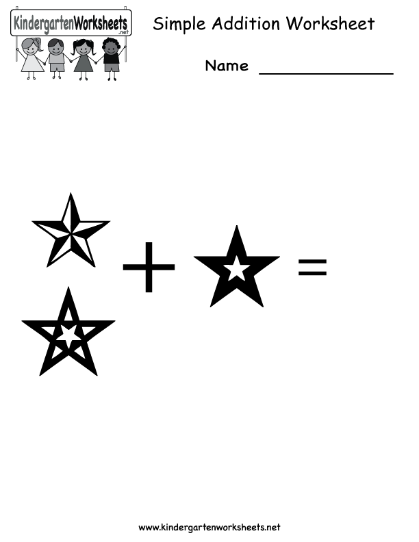 Free Simple Addition Worksheets Image