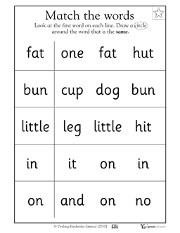 Kindergarten Reading Worksheets Image