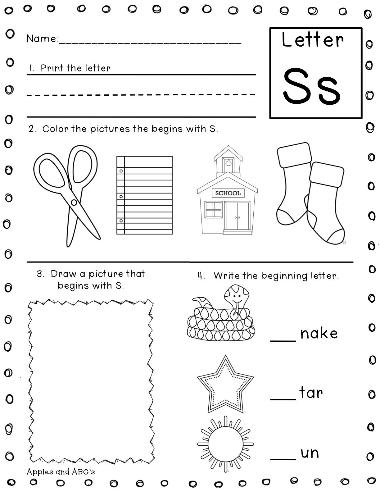 Letter Sounds Worksheets Printables Image