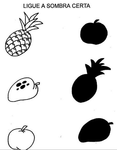 Preschool Shadow Matching Worksheets Image