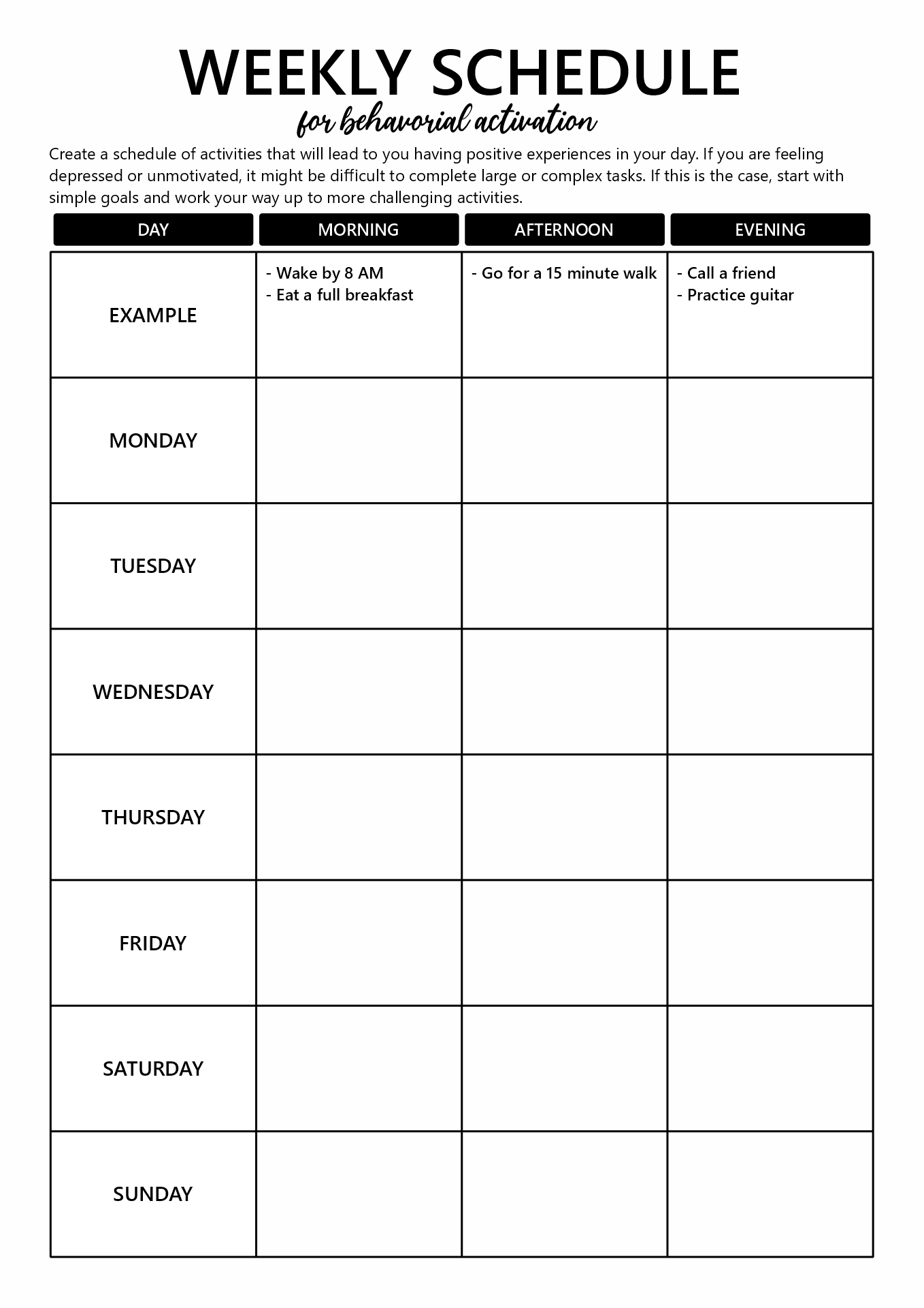 18 Best Images of Time Management Schedule Worksheets - Free Time ...