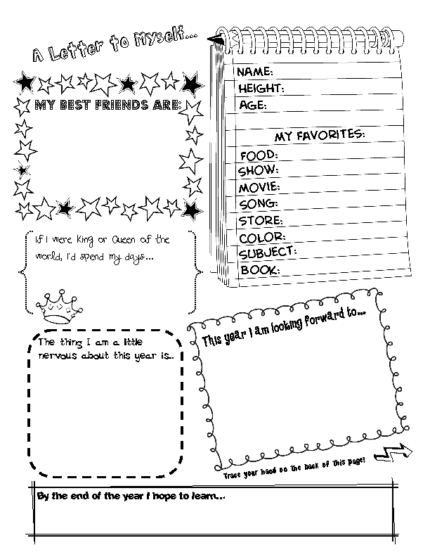 18 Best Images of Student Of The Week Preschool Worksheets ...