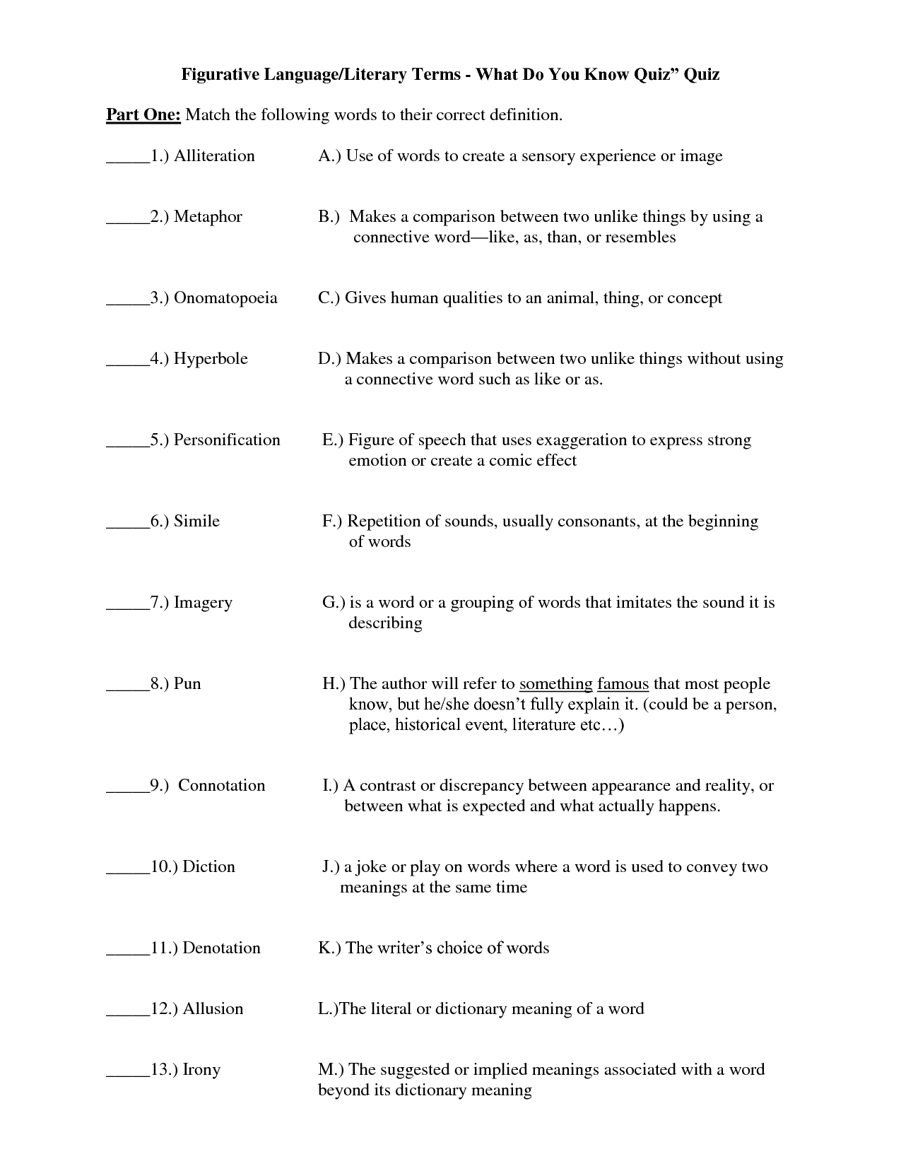 Free Printable 4th Grade Language Arts Worksheets Image