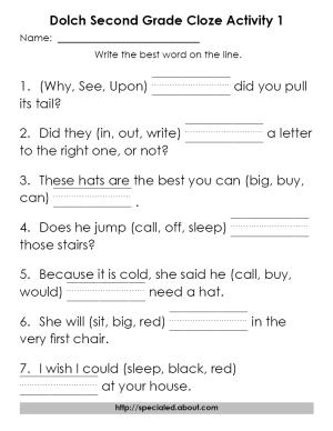 Free Printable Reading Worksheets 2nd Grade Image