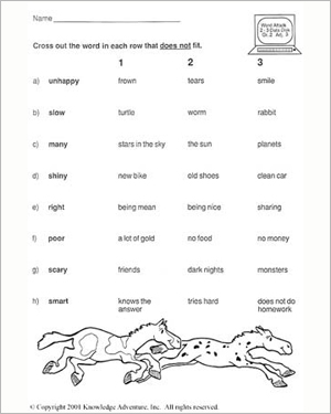 Fun Worksheets for 8 Year Olds Image