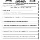 Parent Teacher Conference Questionnaire Image