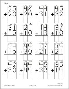 Printable Touch Math Addition Worksheets Image
