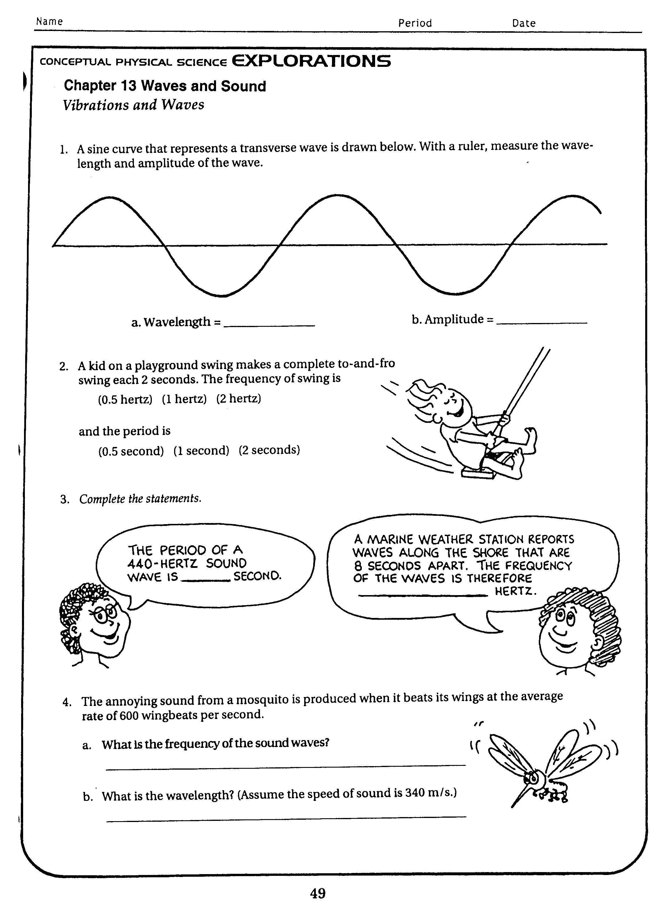 6 Slinky Waves Worksheet Worksheeto