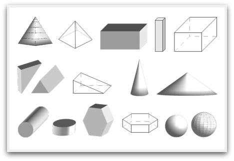 Basic 3D Geometric Shapes Image
