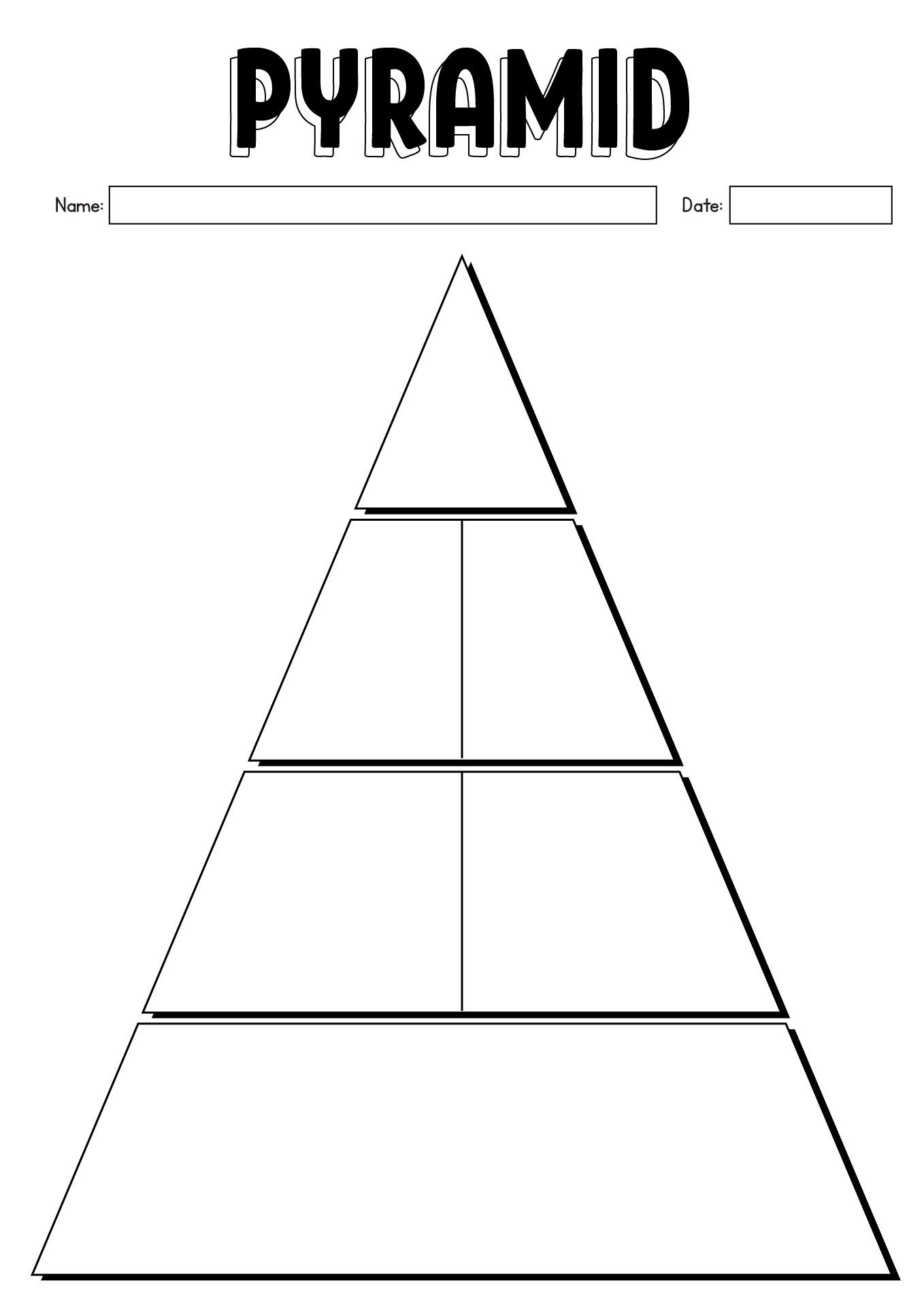 Energy Pyramid Template