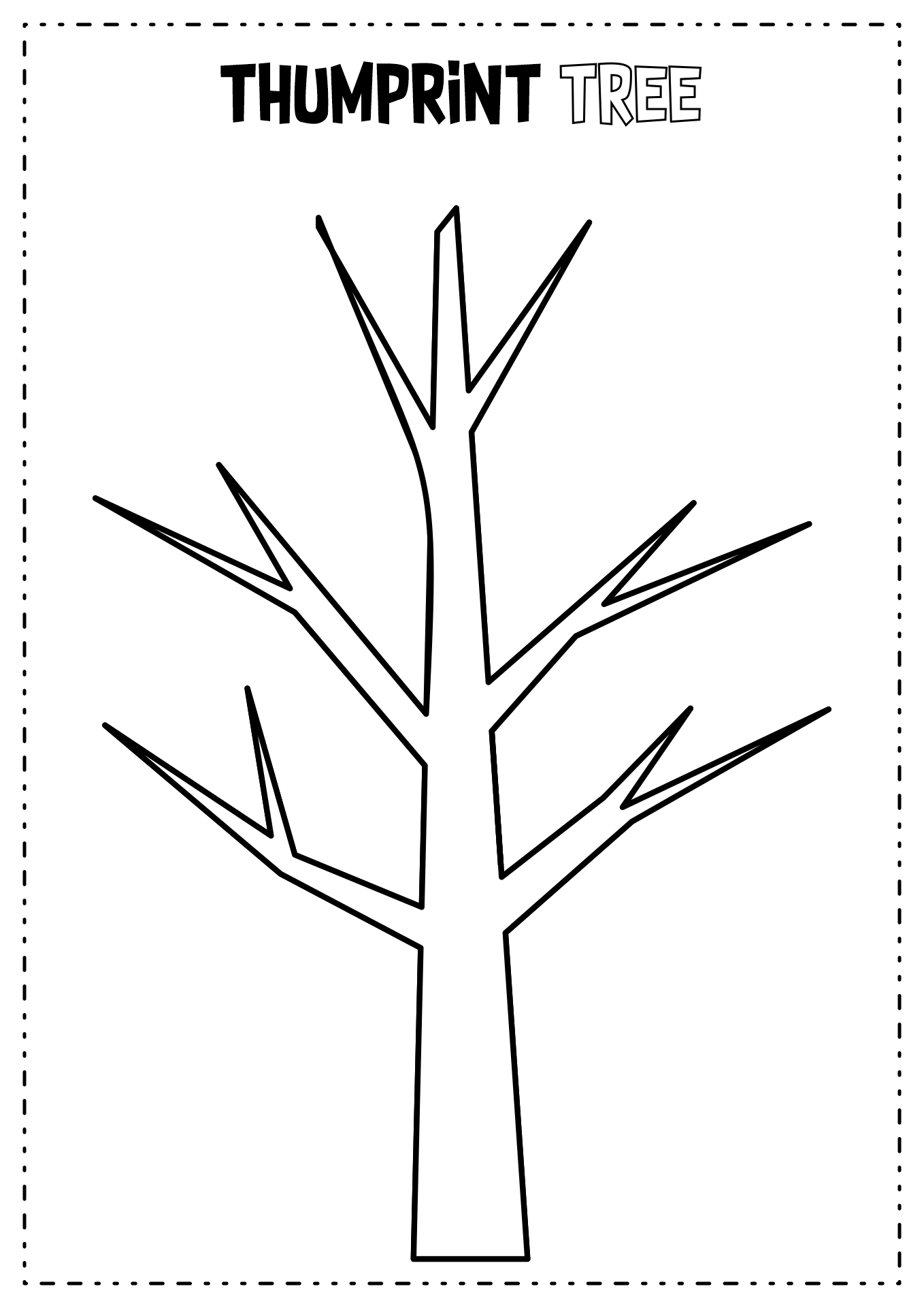 Fingerprint Tree Template